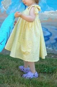 Yellow Summer Dress Burda 9437