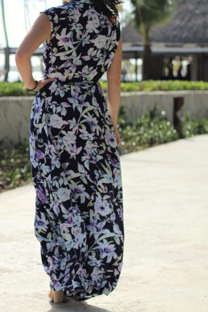 floral maxi dress