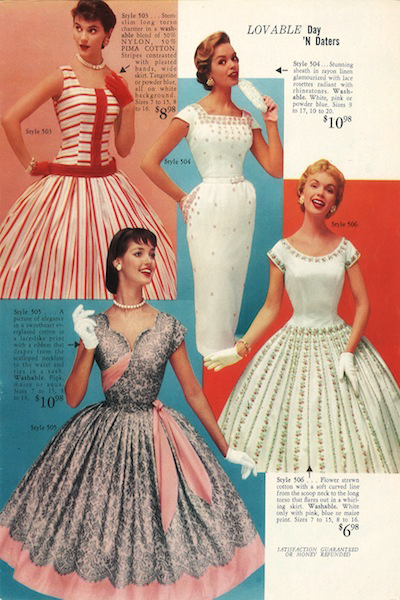 Clothes 1950s store style