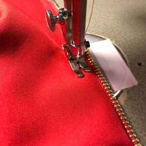 installing zipper