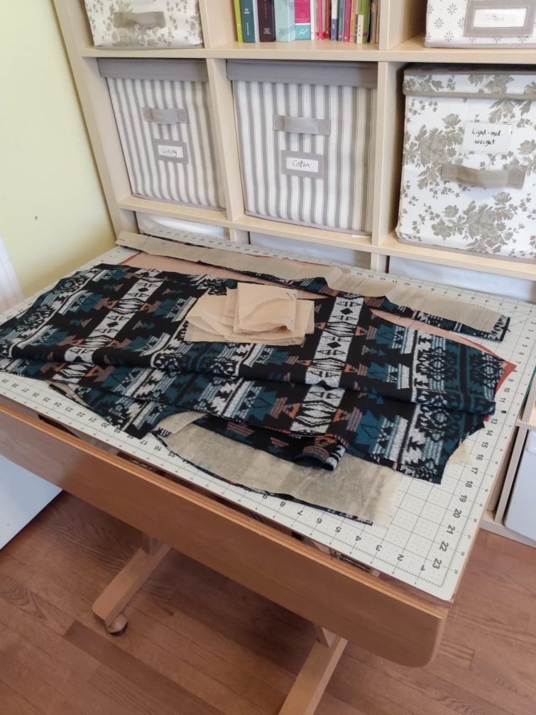 The perfect Navajo look coat for Fall Fabricville Canadian Sewing Blog